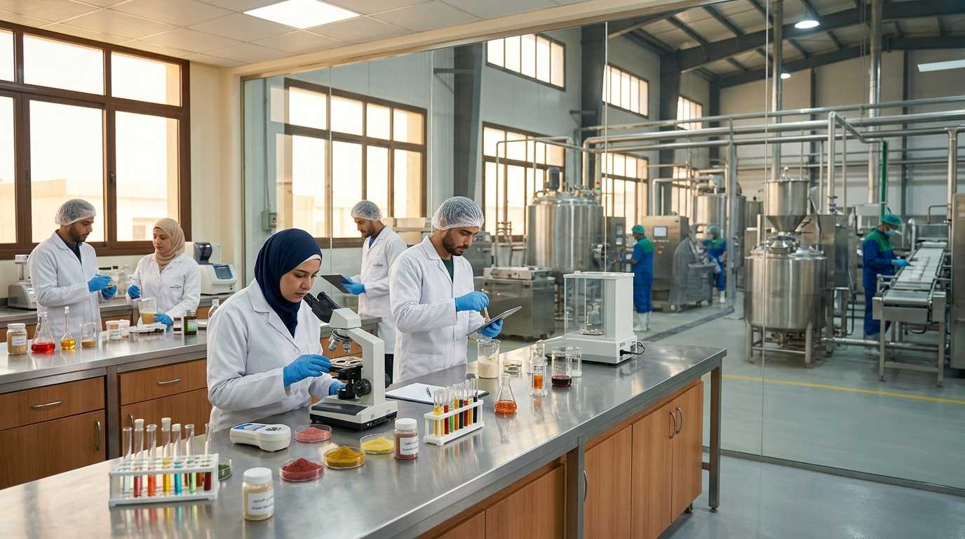 مختبر ومرافق إنتاج — توب لاين إيجيبت